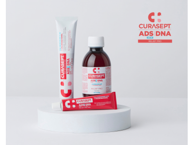 Curasept Relief PRO: комплексный уход при боли, воспалении и повреждении слизистой полости рта